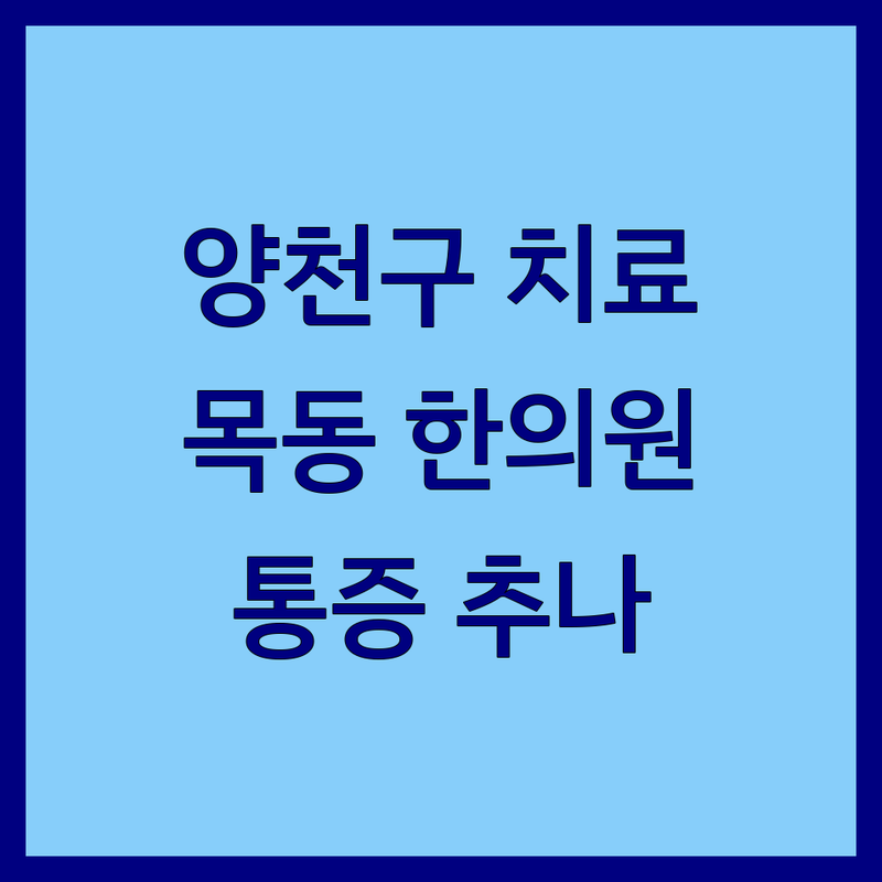 양천구 신경치료 잘하는 곳 | 목동 신정동 한의원 재활의학과 추천 | 통증 관리, 추나 치료, 도수 치료 비용 | 교통사고 후유증, 비염, 여성 질환 전문 | 주차 가능, 일요일 진료, 야간 진료